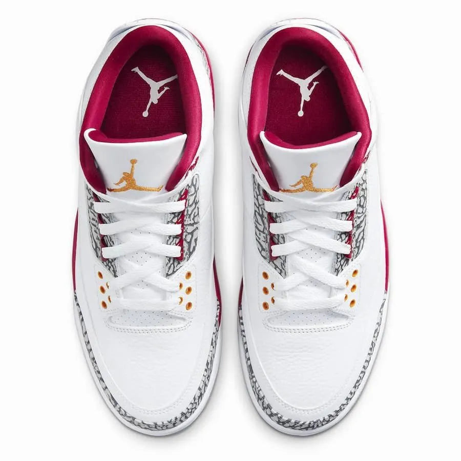 Air Jordan 3 White Bordeaux - Hình 4