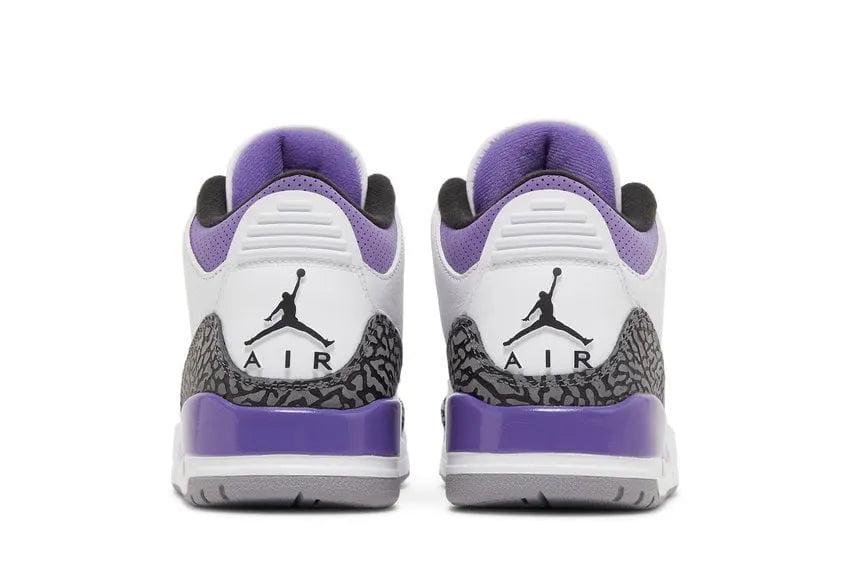 retro Air Jordan 3 White Violet - Hình 4