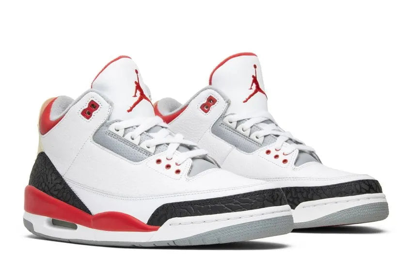 retro Air Jordan 3 Cement Red - Hình 5