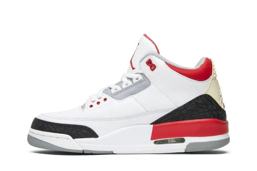 retro Air Jordan 3 Cement Red - Hình 2