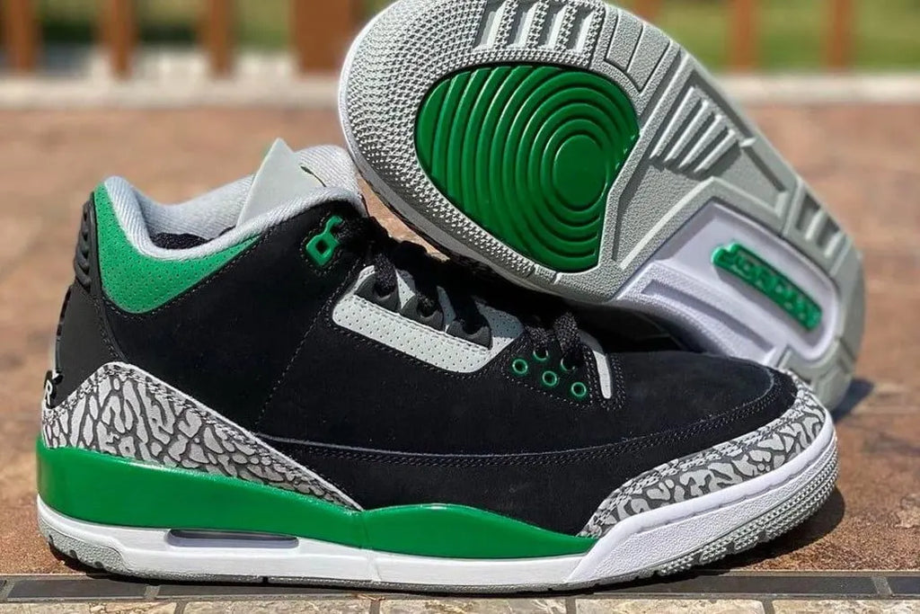 Air Jordan 3 Lucky Green retro - Hình 4