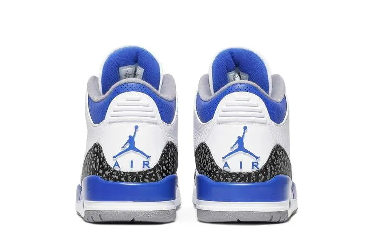 premium Air Jordan 3 White Blue - Hình 3