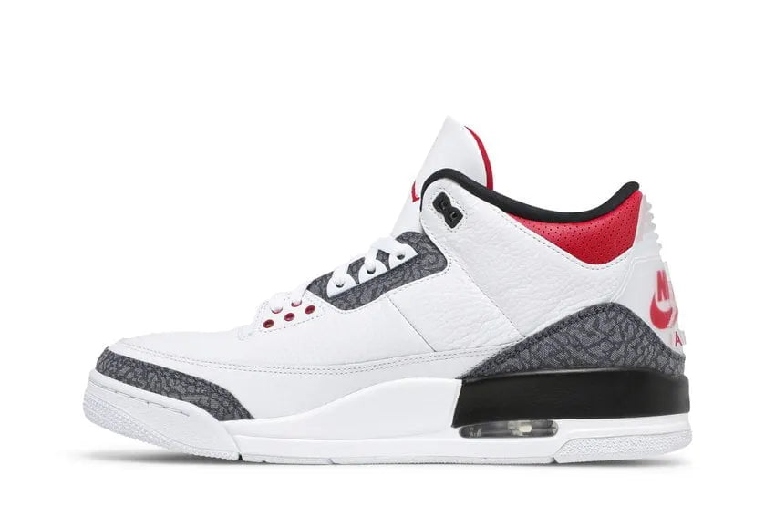 Air Jordan 3 White Cement basketball - Hình 2