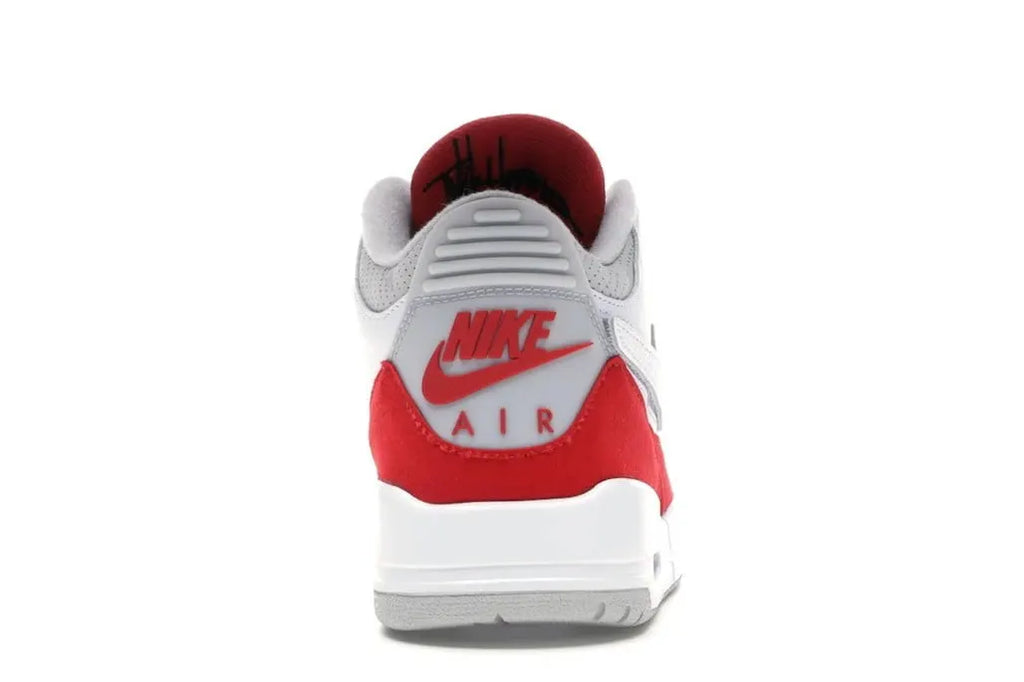 iconic Air Jordan 3 White Fire Red - Hình 4