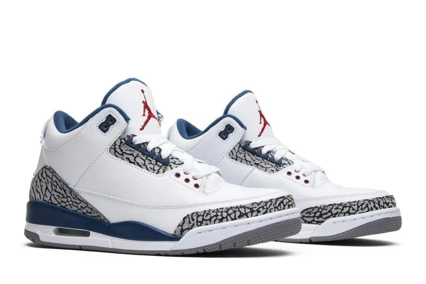 Air Jordan 3 Retro White True Blue - Hình 5
