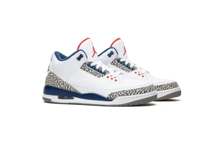 Air Jordan 3 Retro White Blue classic - Hình 5