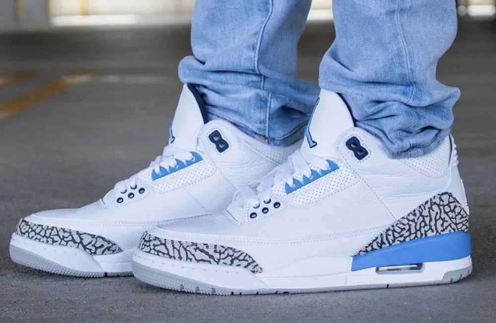 Air Jordan 3 Retro White UNC - Hình 4