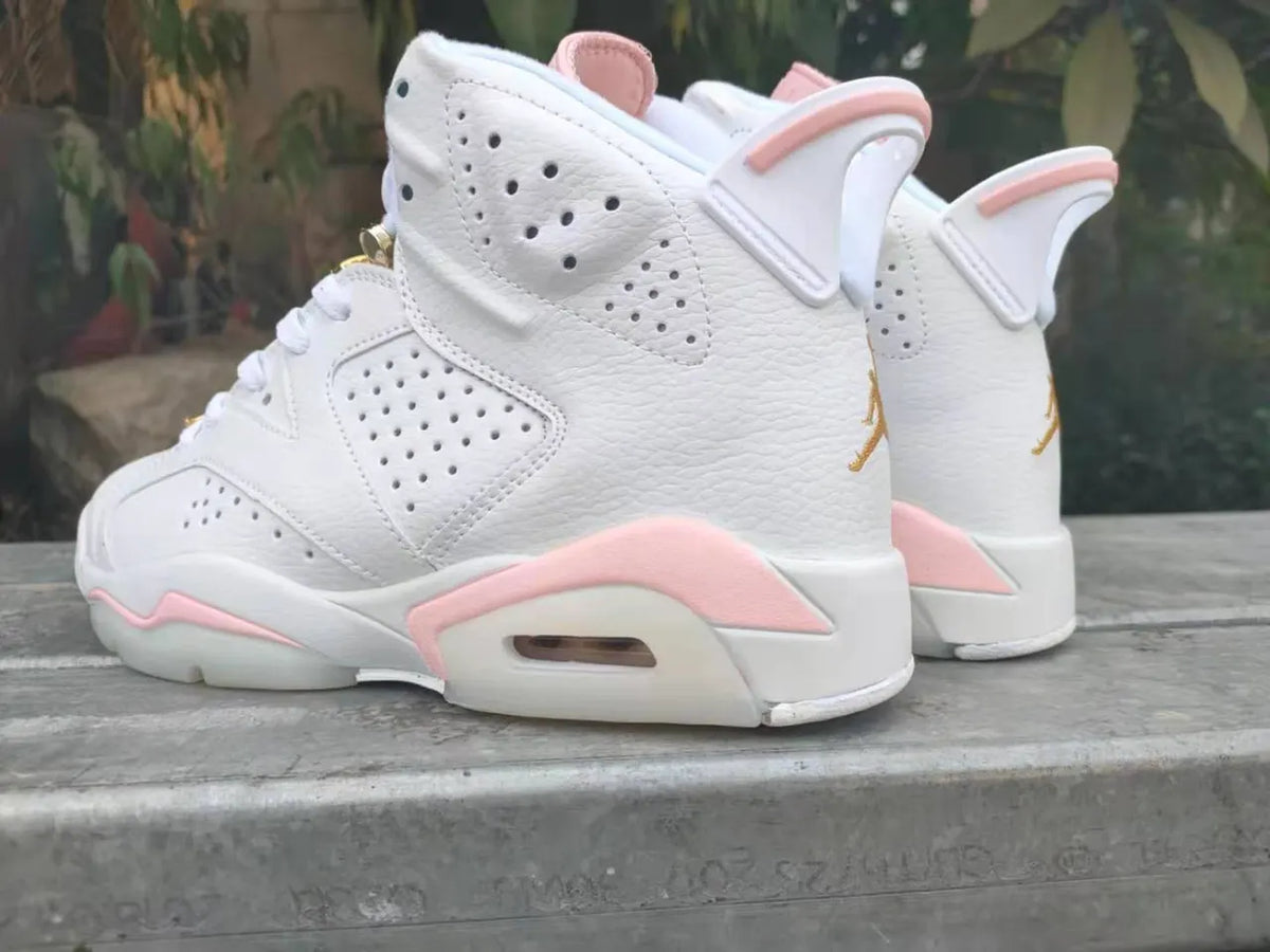 Air Jordan 6 Retro White Pink - Hình 2