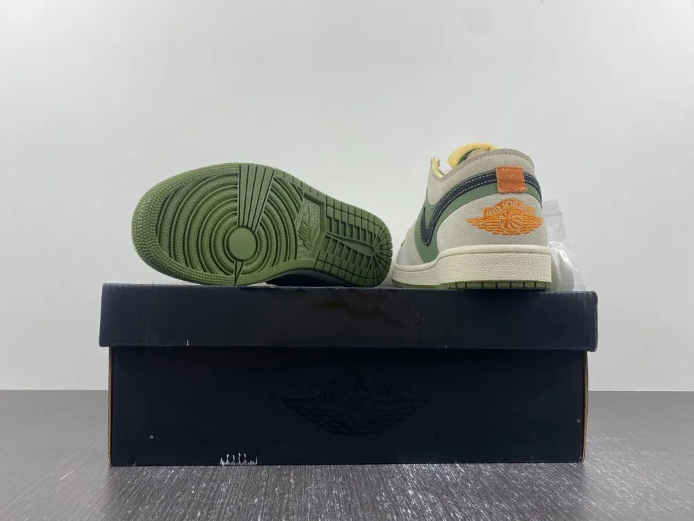 Jordan 1 Low Grey Green - Hình 3