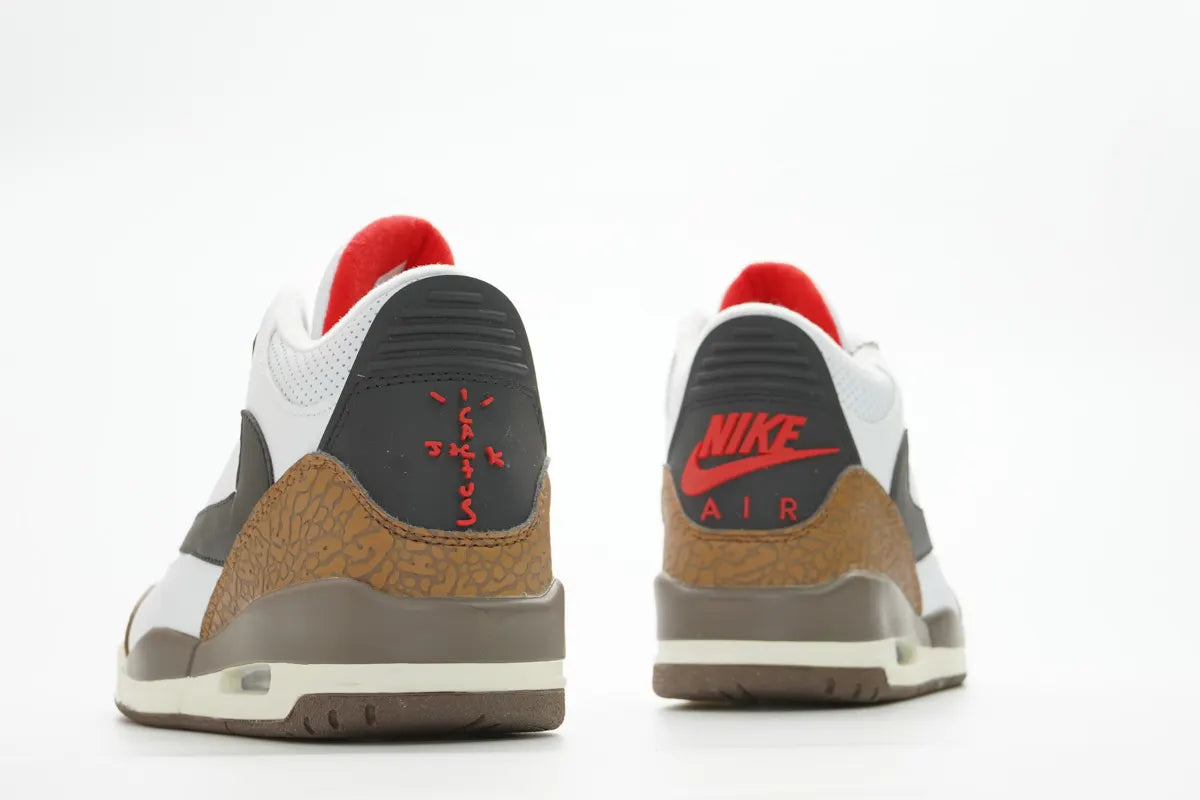 Nike Air Jordan 3 White/Red - Hình 6