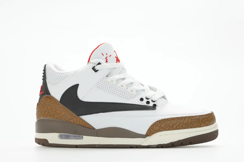 Nike Air Jordan 3 White/Red - Hình 8
