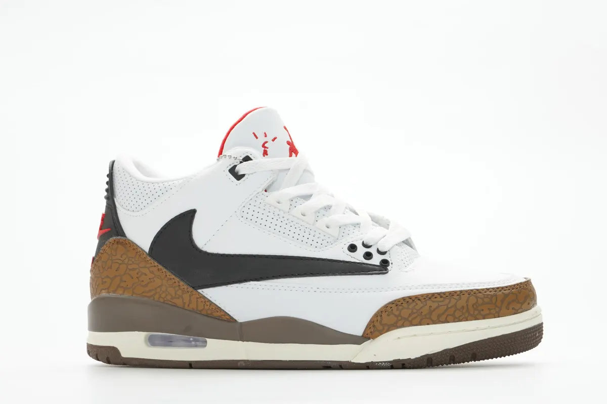 Nike Air Jordan 3 White/Red - Hình 8