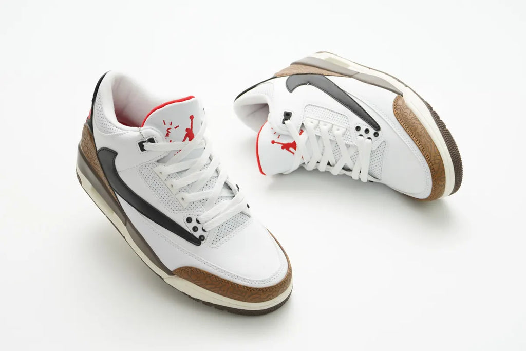 Nike Air Jordan 3 White/Red - Hình 5