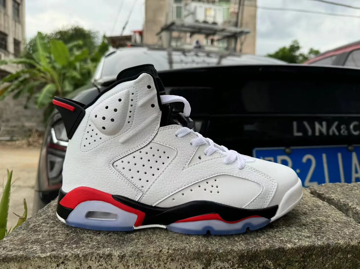 Air Jordan 6 Retro White/Red - Hình 3