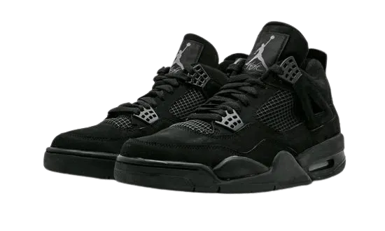 Air Jordan 4 Black Canvas retro premium