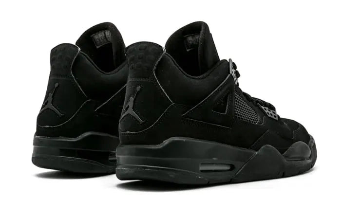 Air Jordan 4 Black Canvas retro premium - Hình 3