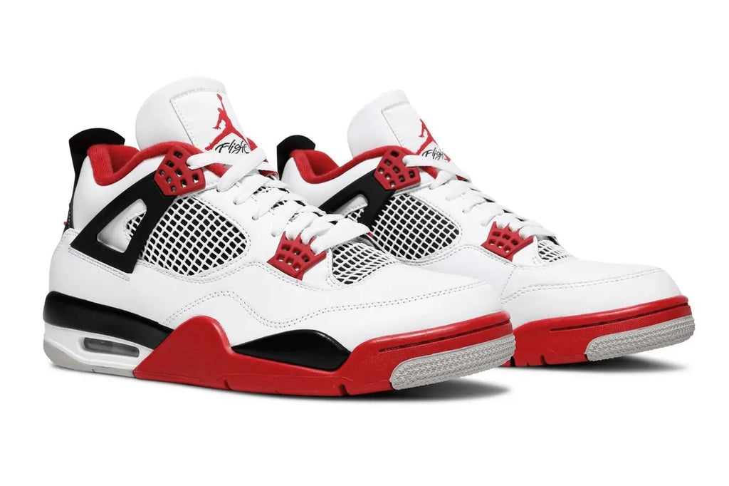 classic Jordan 4 Retro White Red