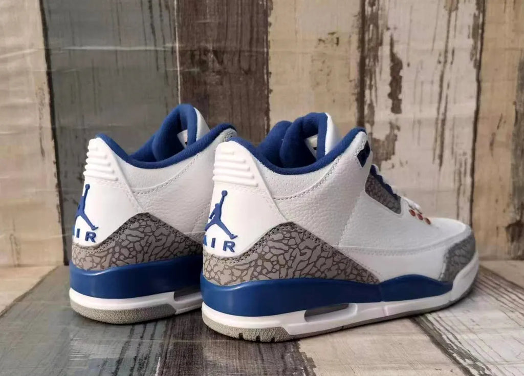 Air Jordan 3 Retro White Blue - Hình 3
