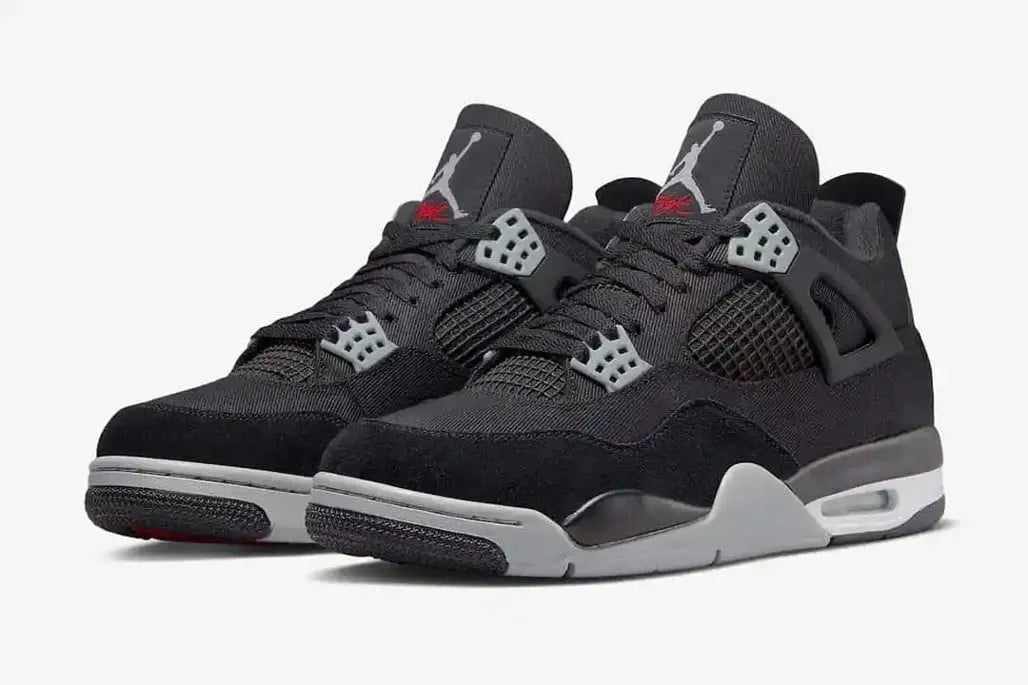 Jordan 4 Retro Black Canvas premium