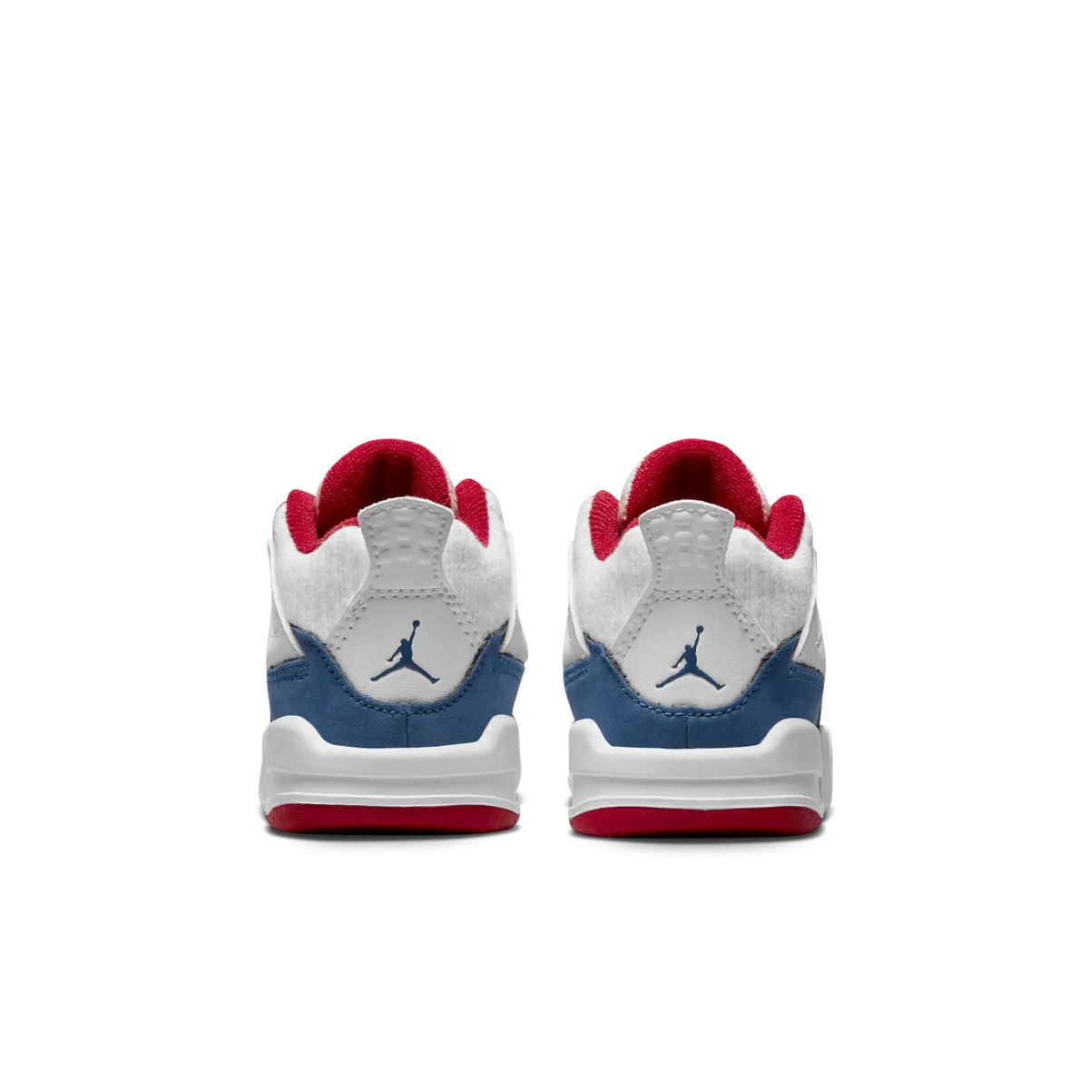 Air Jordan 4 Toddler White/Navy - Hình 4