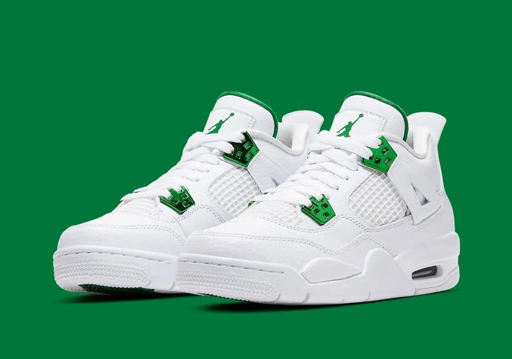 Jordan 4 Retro White Green - Hình 4
