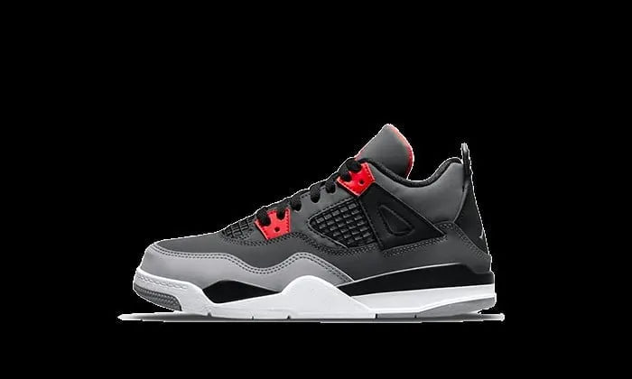 red Air Jordan 4 Retro Grey - Hình 3