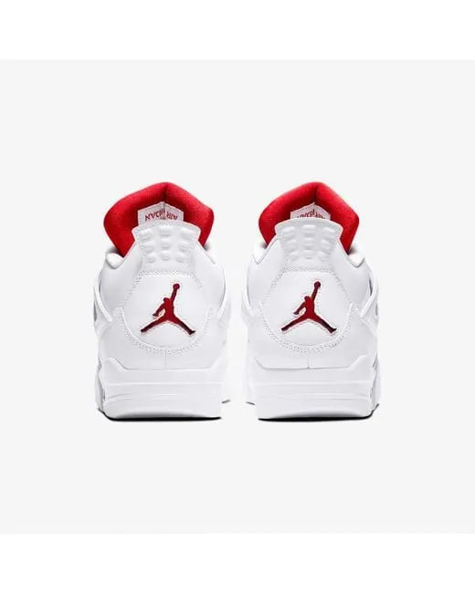Air Jordan 4 White Red metallic - Hình 3