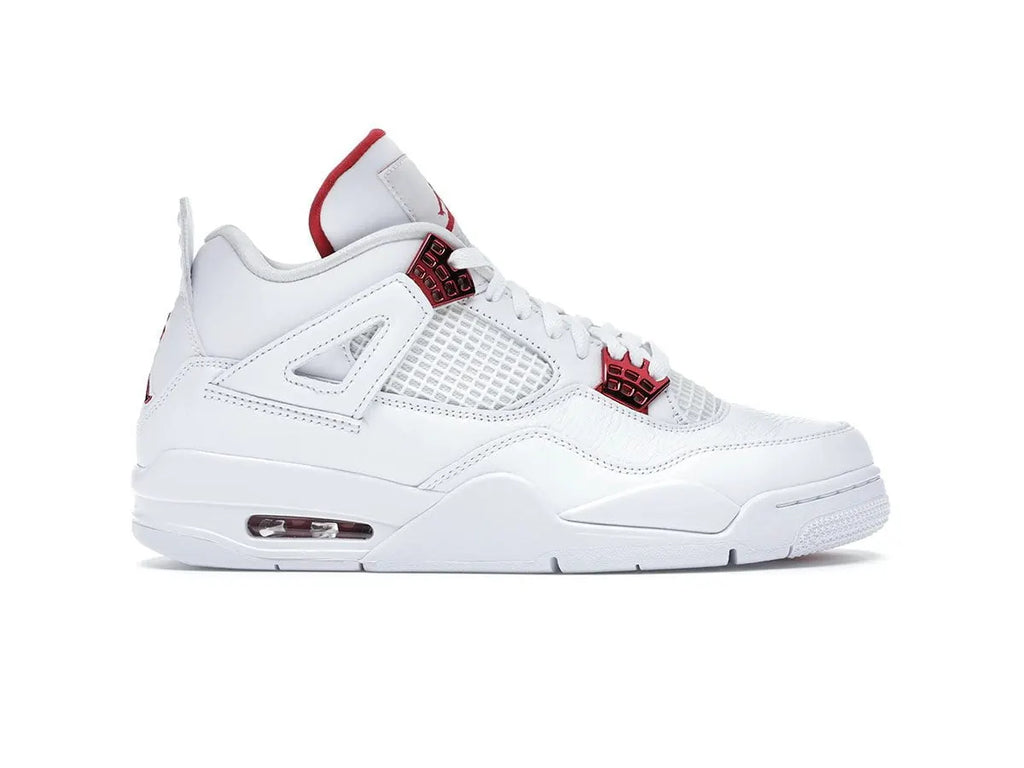 Air Jordan 4 White Red metallic - Hình 2