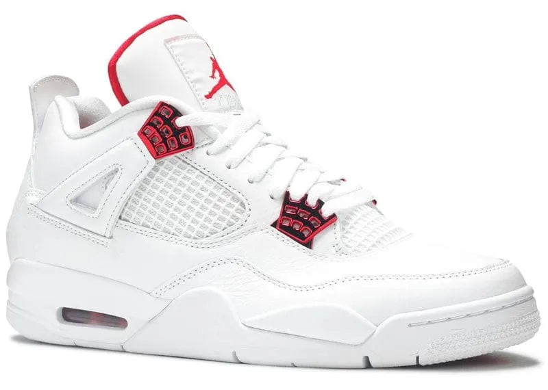 Air Jordan 4 White Red metallic - Hình 4