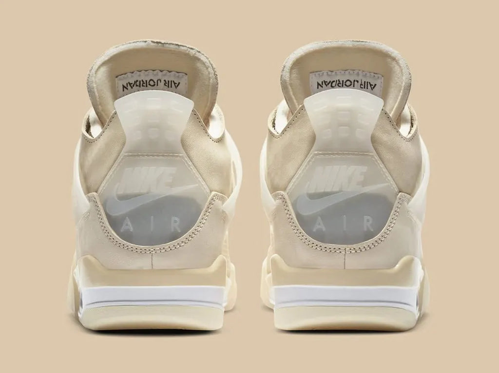 retro limited Air Jordan 4 Off-White Sail - Hình 3