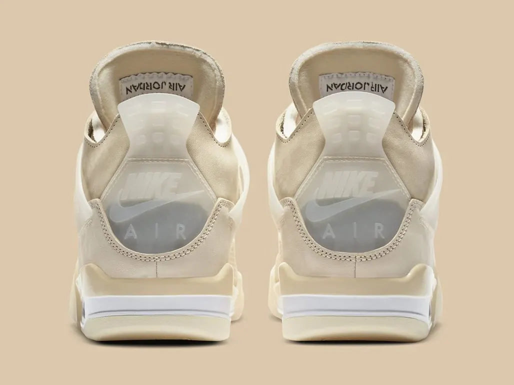 retro limited Air Jordan 4 Off-White Sail - Hình 3