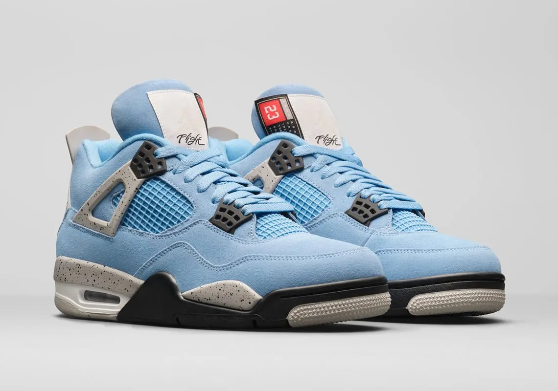premium Jordan 4 Retro University Blue - Hình 3