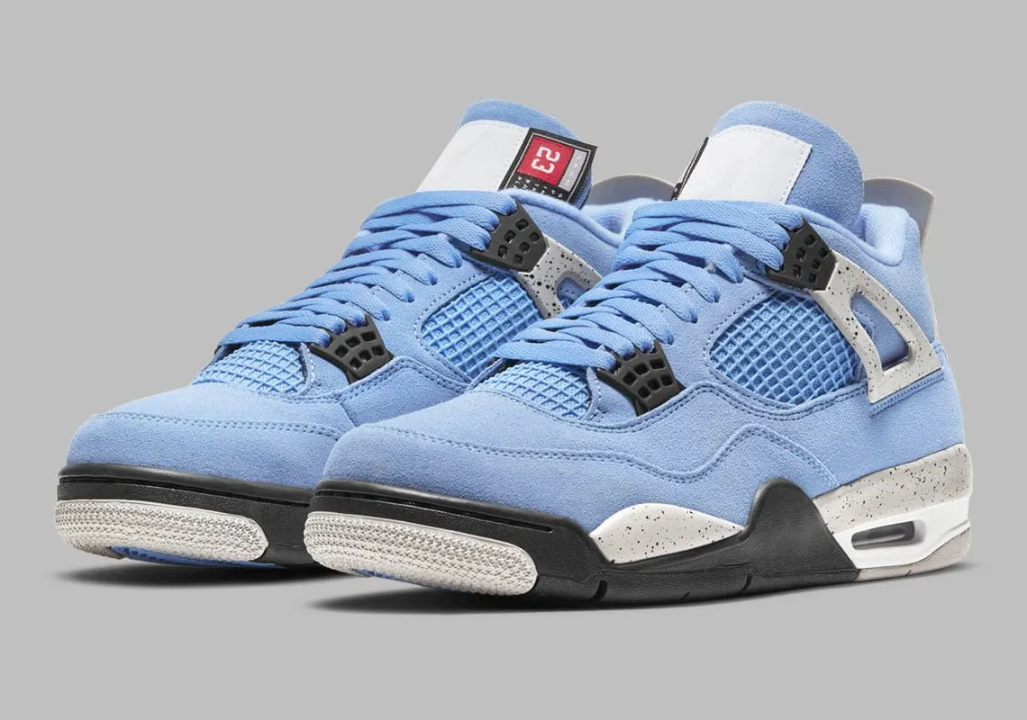 premium Jordan 4 Retro University Blue - Hình 4
