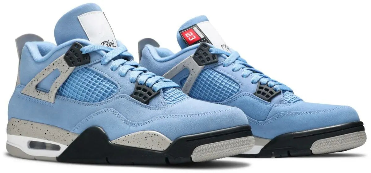 Air Jordan 4 University Blue retro suede - Hình 4