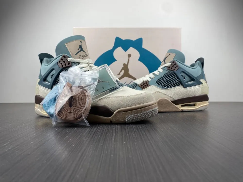 Air Jordan 4 Craft Celestine Blue - Hình 5