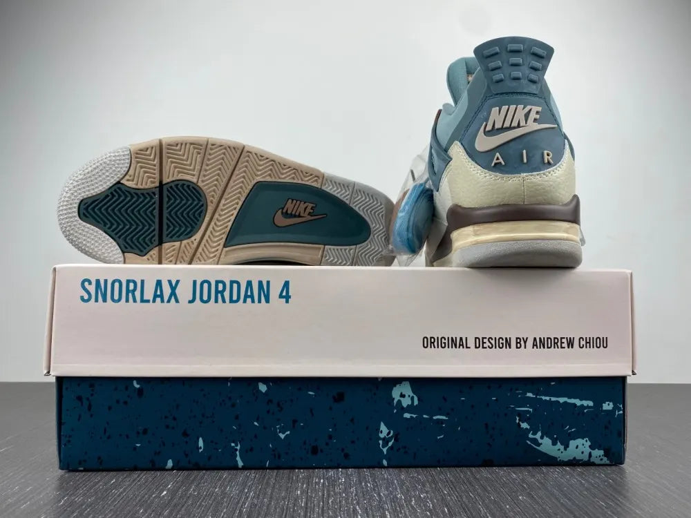 Air Jordan 4 Craft Celestine Blue - Hình 3