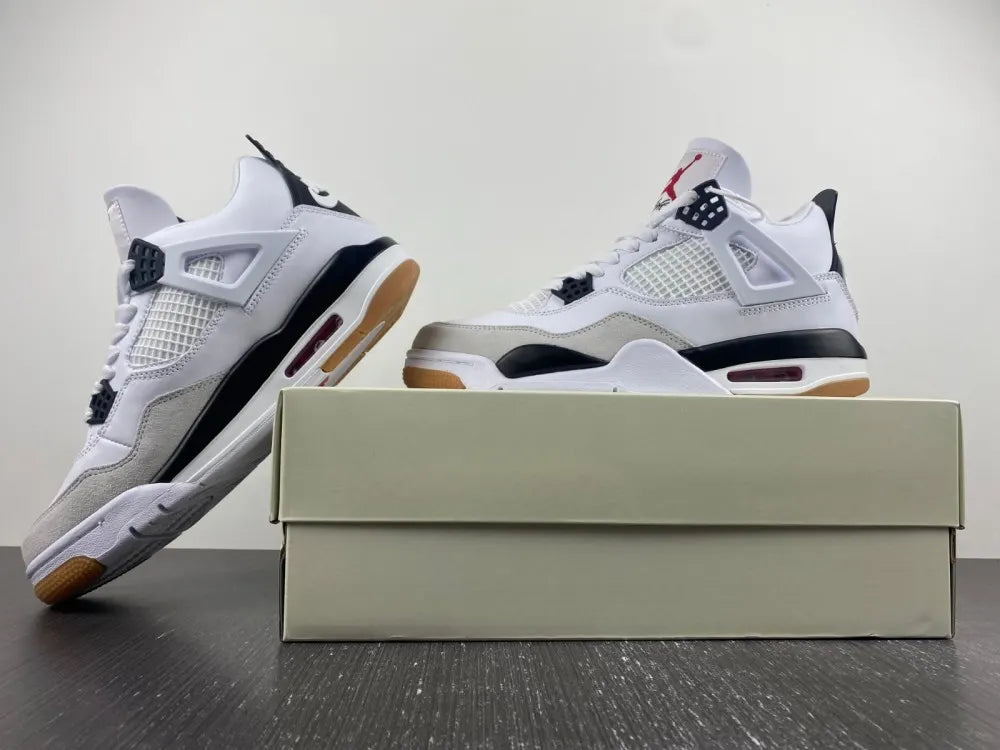 Air Jordan 4 Retro White Gum - Hình 3