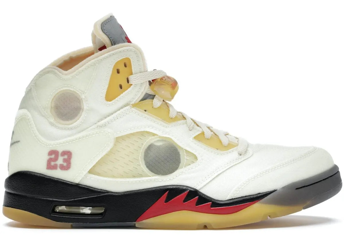 virgil Off-White Air Jordan 5 Sail - Hình 2