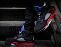 black Air Jordan 5 Alternate Grape