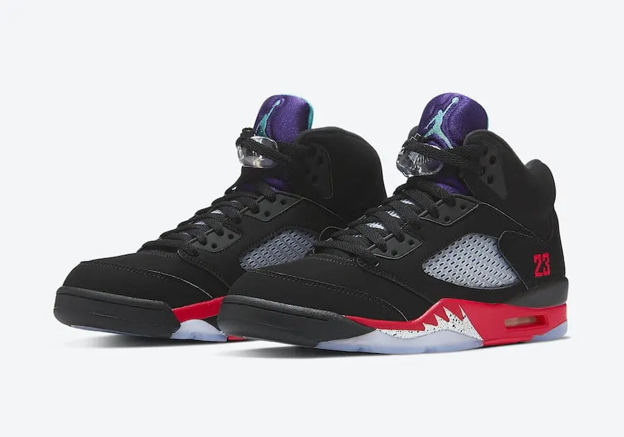 black Air Jordan 5 Alternate Grape - Hình 3
