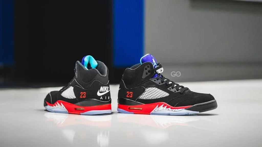 black Air Jordan 5 Alternate Grape - Hình 2