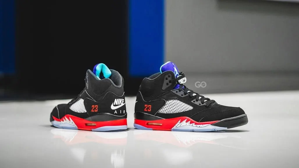 black Air Jordan 5 Alternate Grape - Hình 2