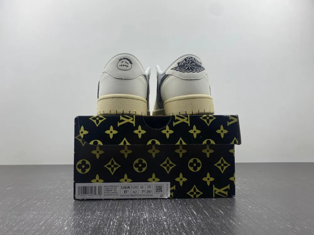 Air Jordan 1 Grey Grid - Hình 2