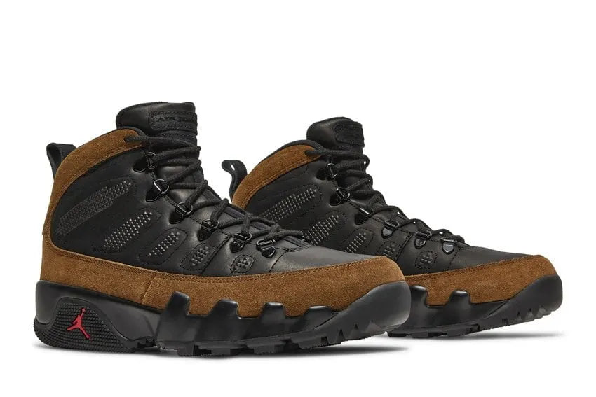 Jordan 9 Boot Black Sequoia - Hình 5