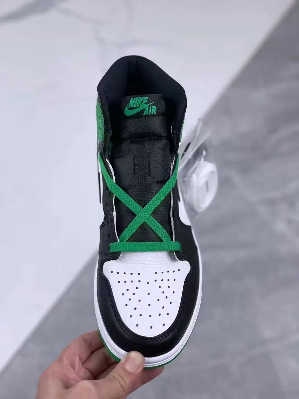 retro Air Jordan 1 Pine Green - Hình 7