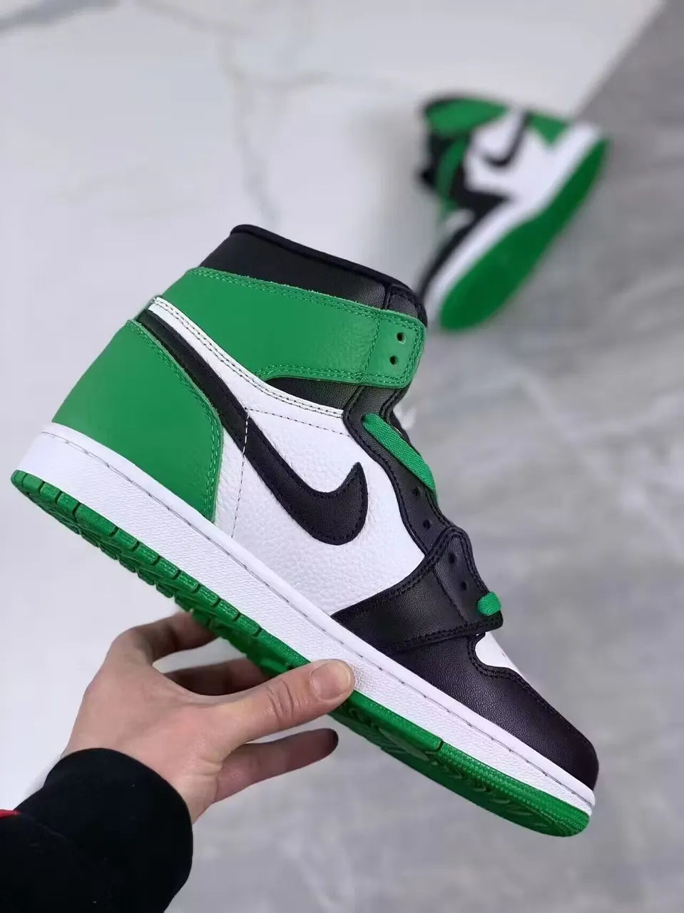 retro Air Jordan 1 Pine Green - Hình 6