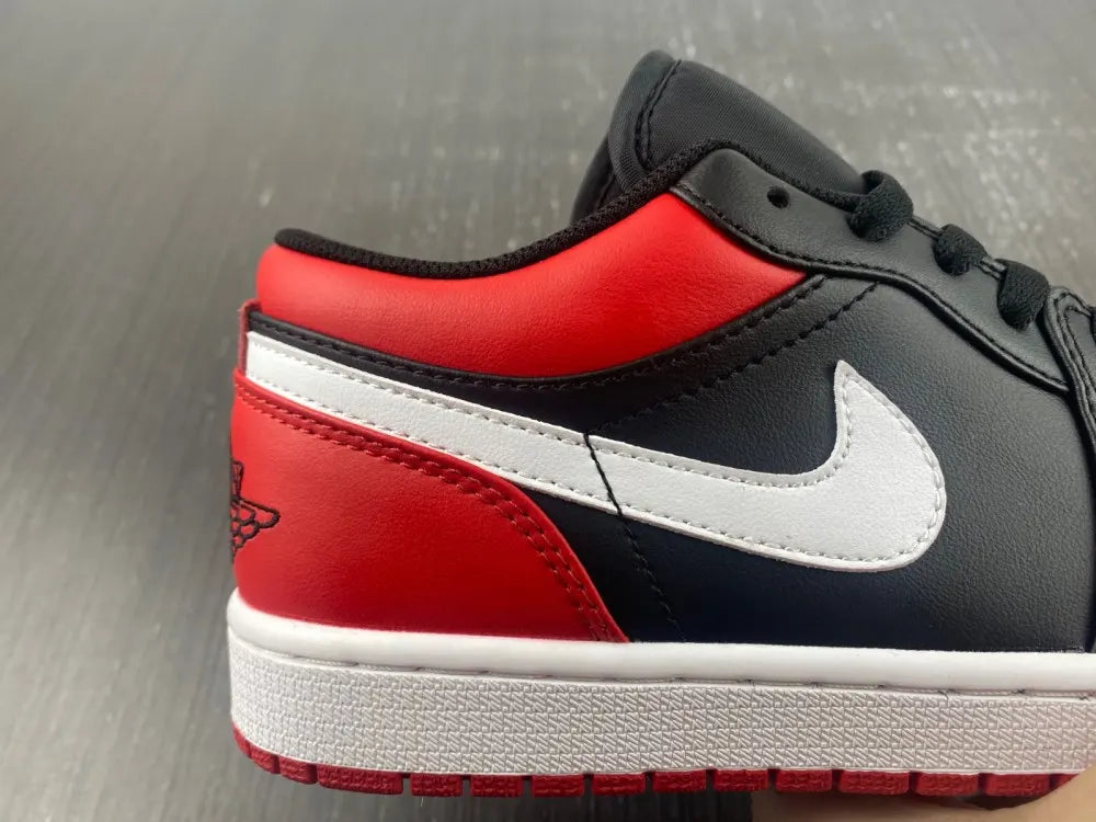 Air Jordan 1 Low Black Red - Hình 7