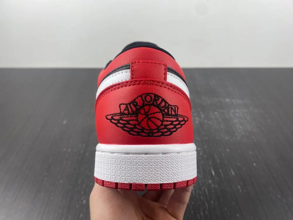 Air Jordan 1 Low Black Red - Hình 17
