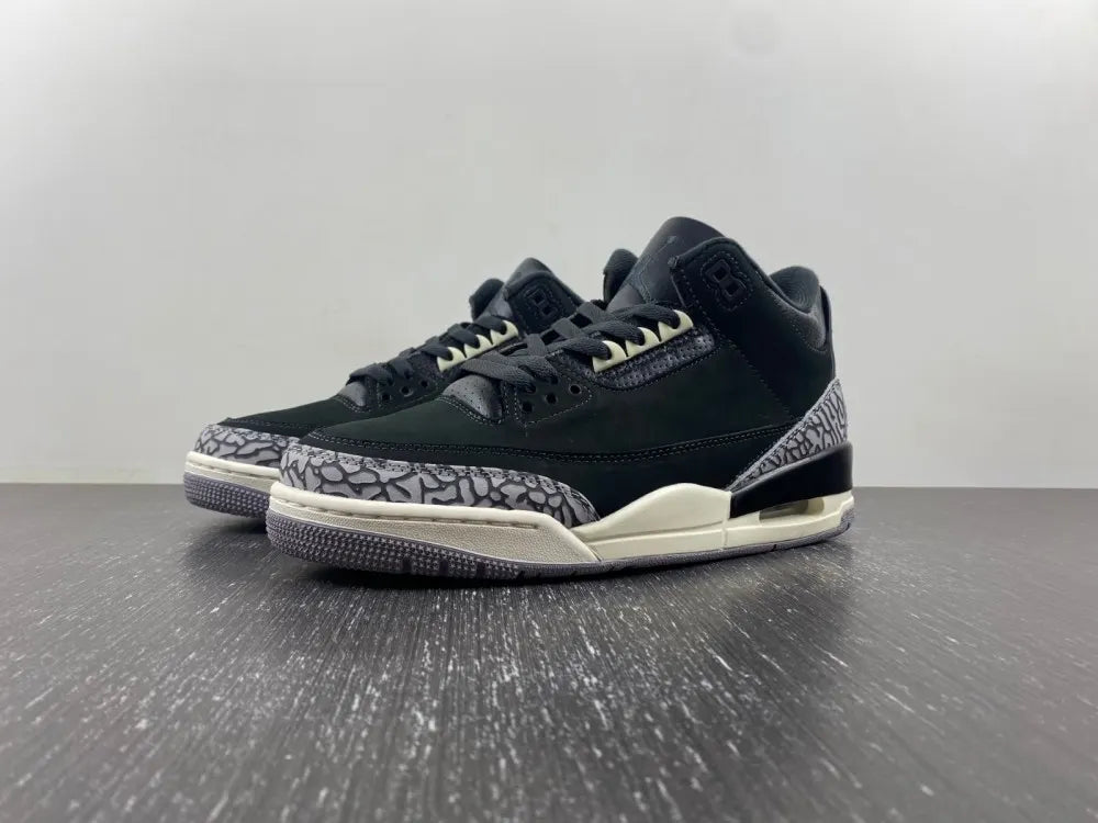 iconic Air Jordan 3 Retro Black Cement - Hình 14