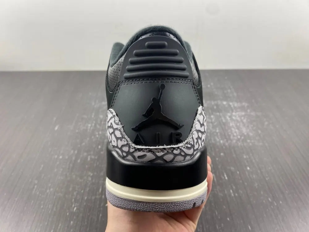 iconic Air Jordan 3 Retro Black Cement - Hình 10